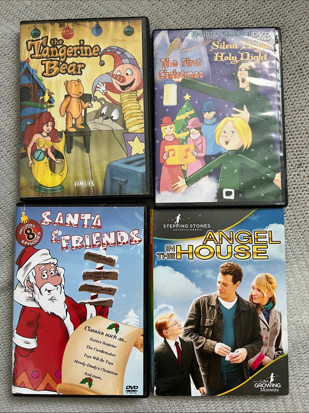 Bundled preowned DVD movies entertainment for children  & family